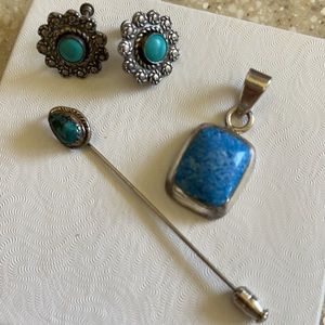 Turquoise & Vintage Silver Bundle